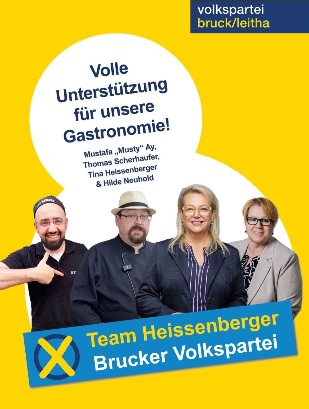 Gastronomie ist ein wichtiger Teil unseres Programms.