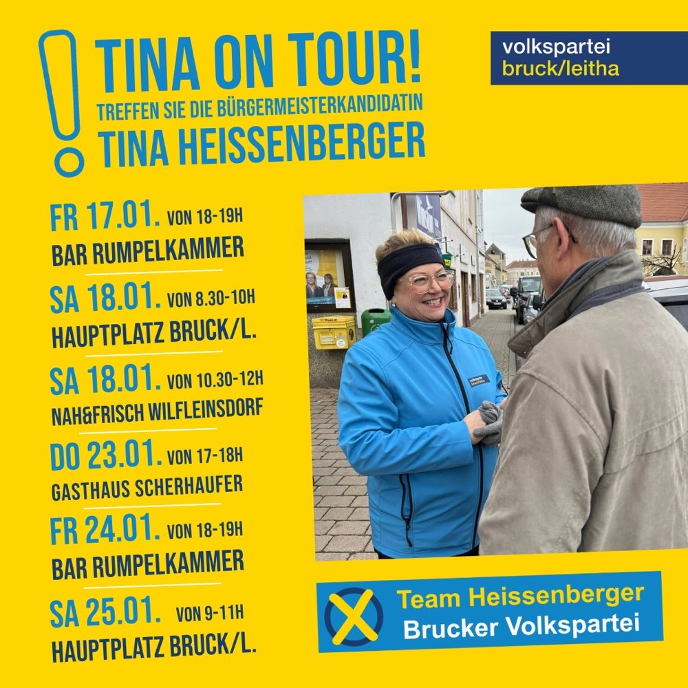 Auf Du und Du mit unserer Bürgermeisterkandidatin Tina Heissenberger.