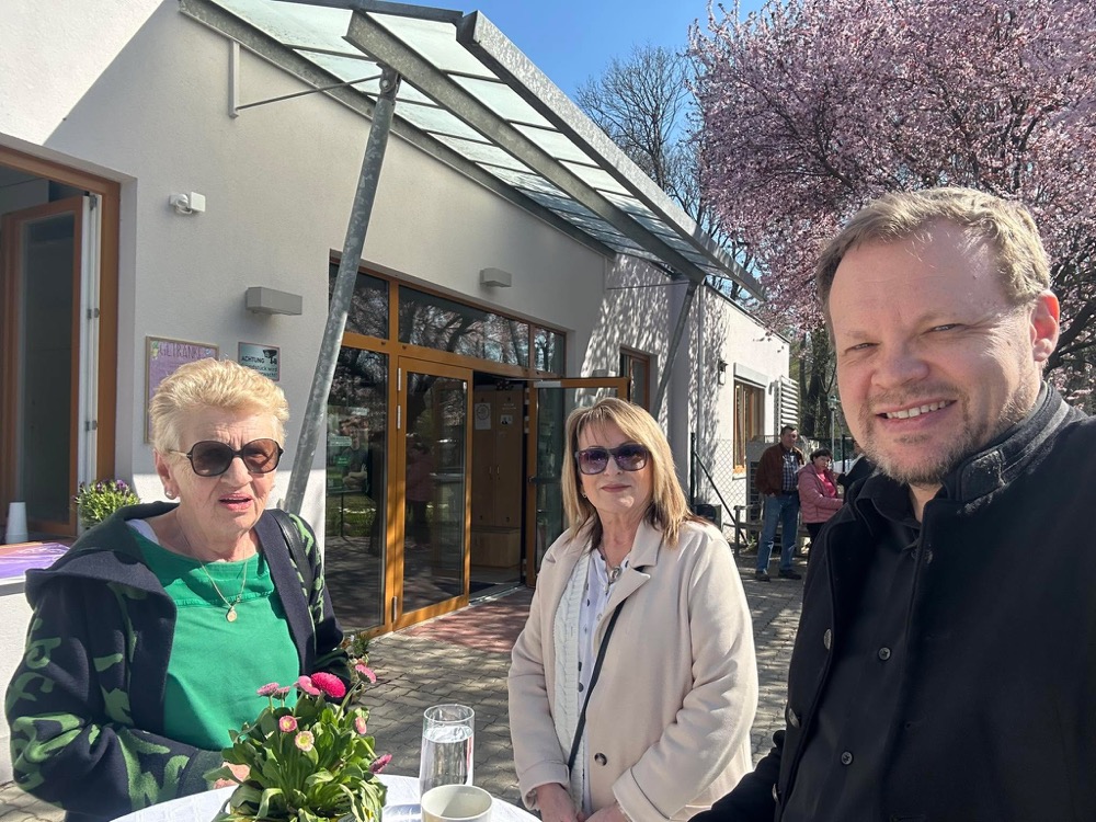 Beim Frühlingsmarkt der Lebenshilfe.