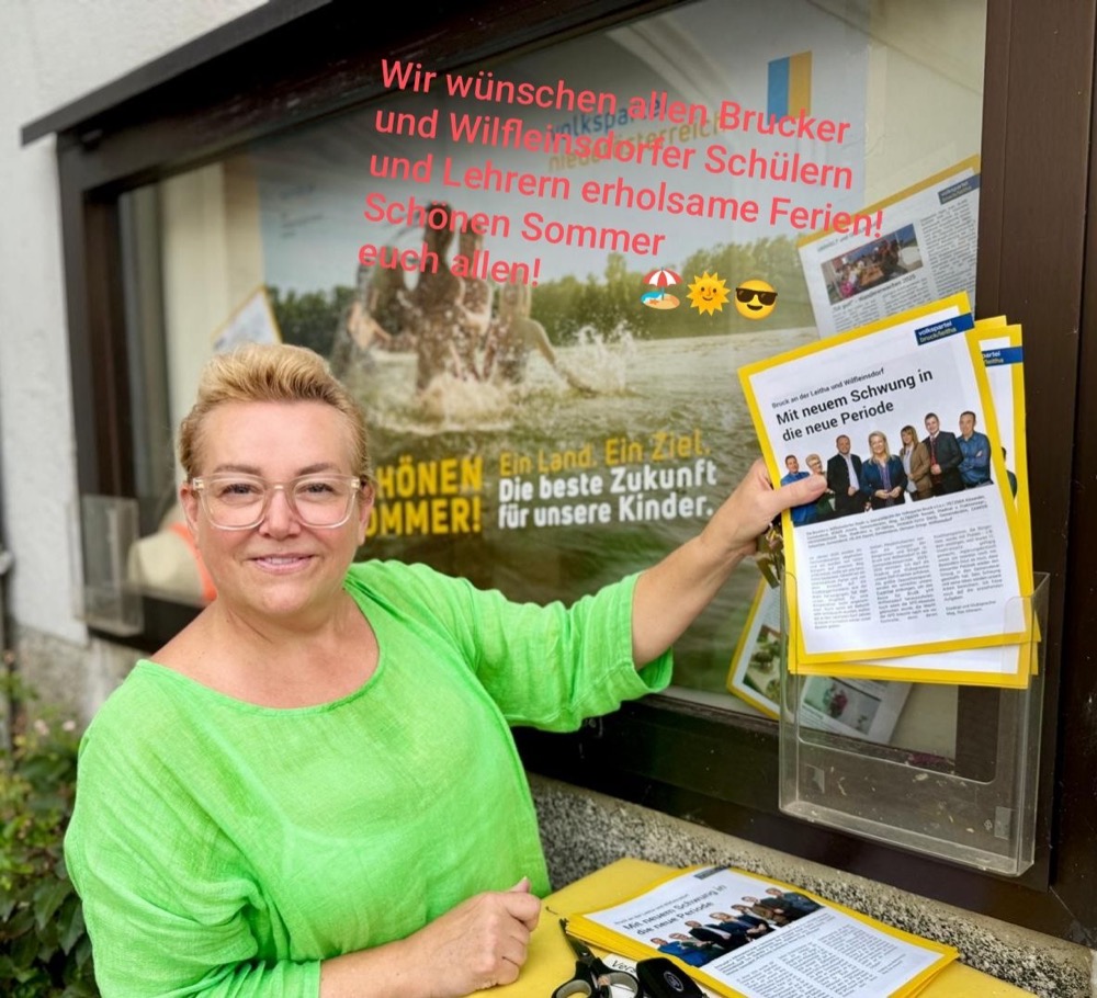 Pünktlich zum Ferien-Start ist unser Flugblatt