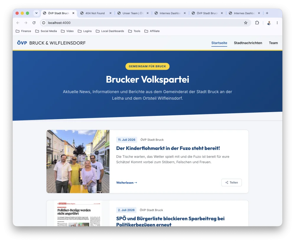 Neue Website Online